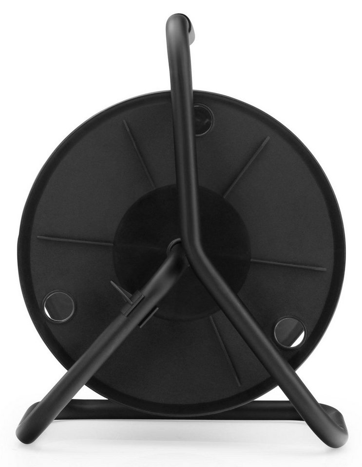 Pronomic KT-100 Leertrommel für Kabel, Draht, Seil, Schlauch usw. Kabeltrommel (Rundspule aus Kunststoff), Für ca. 80 - 100 Meter Mikrofonkabel Bild 5