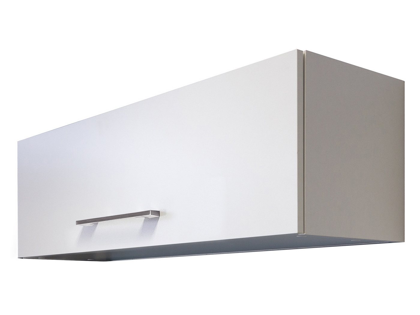 Flex-Well Kurzhängeschrank Küchenhängeschrank 100 cm breit Weiß, mit Klapptür – Nawa Bild 3