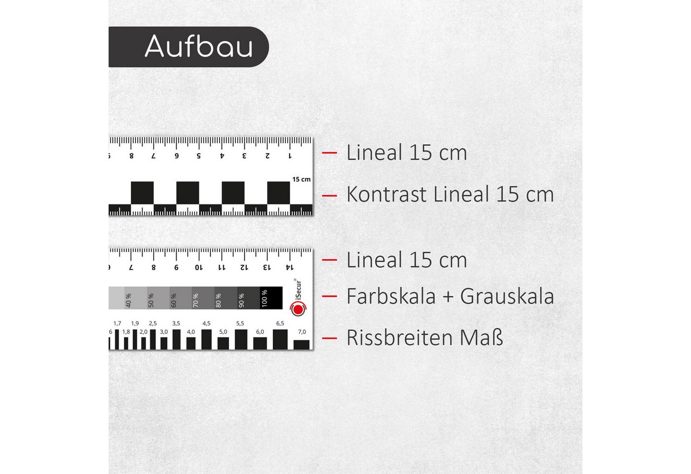 iSecur Lineal Sachverständigen Lineal Magnetisch Bild 5
