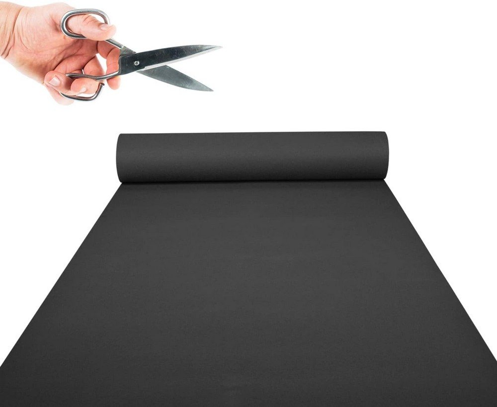 MDEKOR Nadelvliesteppich Teppichboden Meterware - Teppich Läufer, 50x200cm Stahl Bild 4