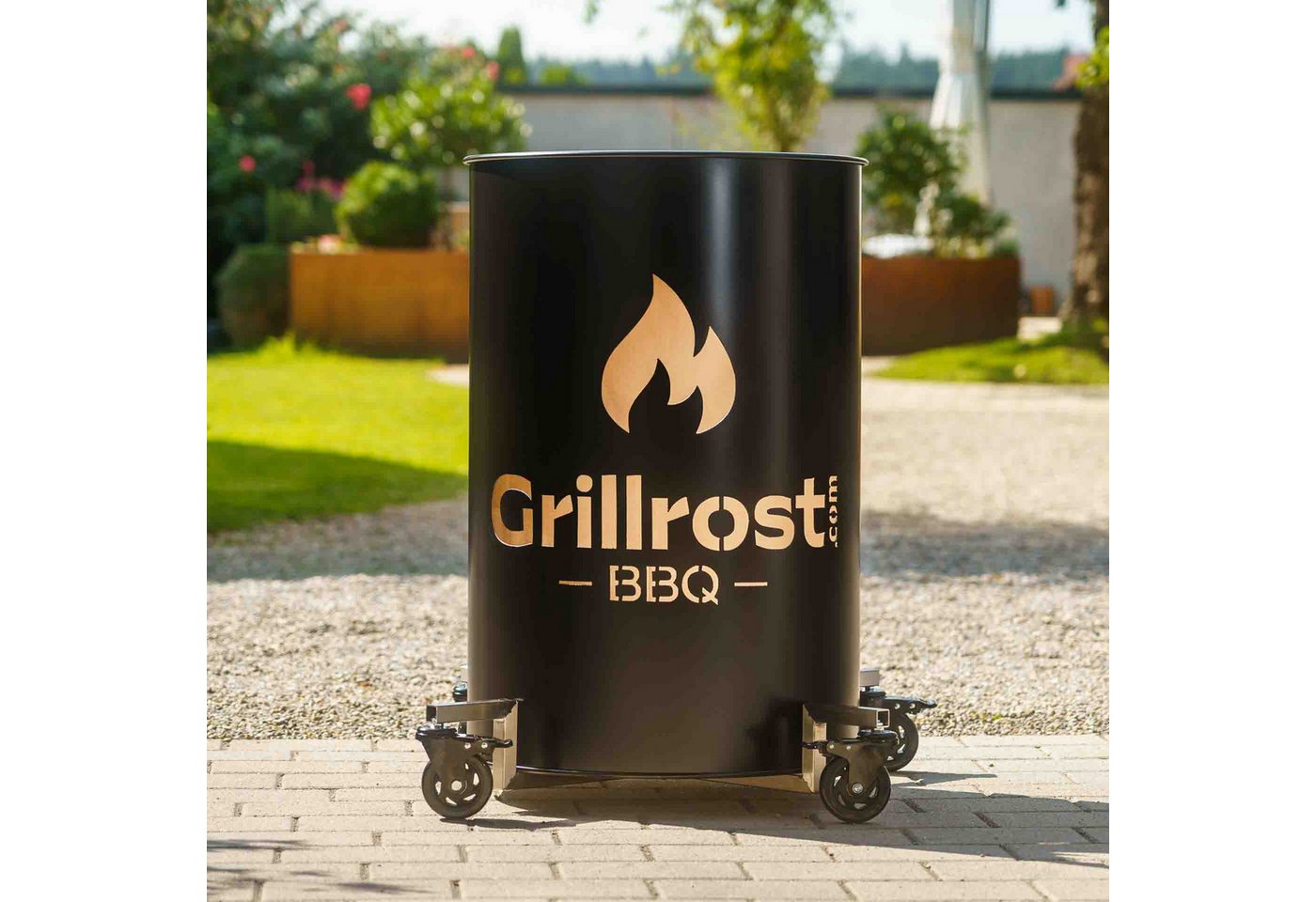 Grillrost.com BBQ Grillrost BBQ Personalisierte Feuertonne, Made in Germany
