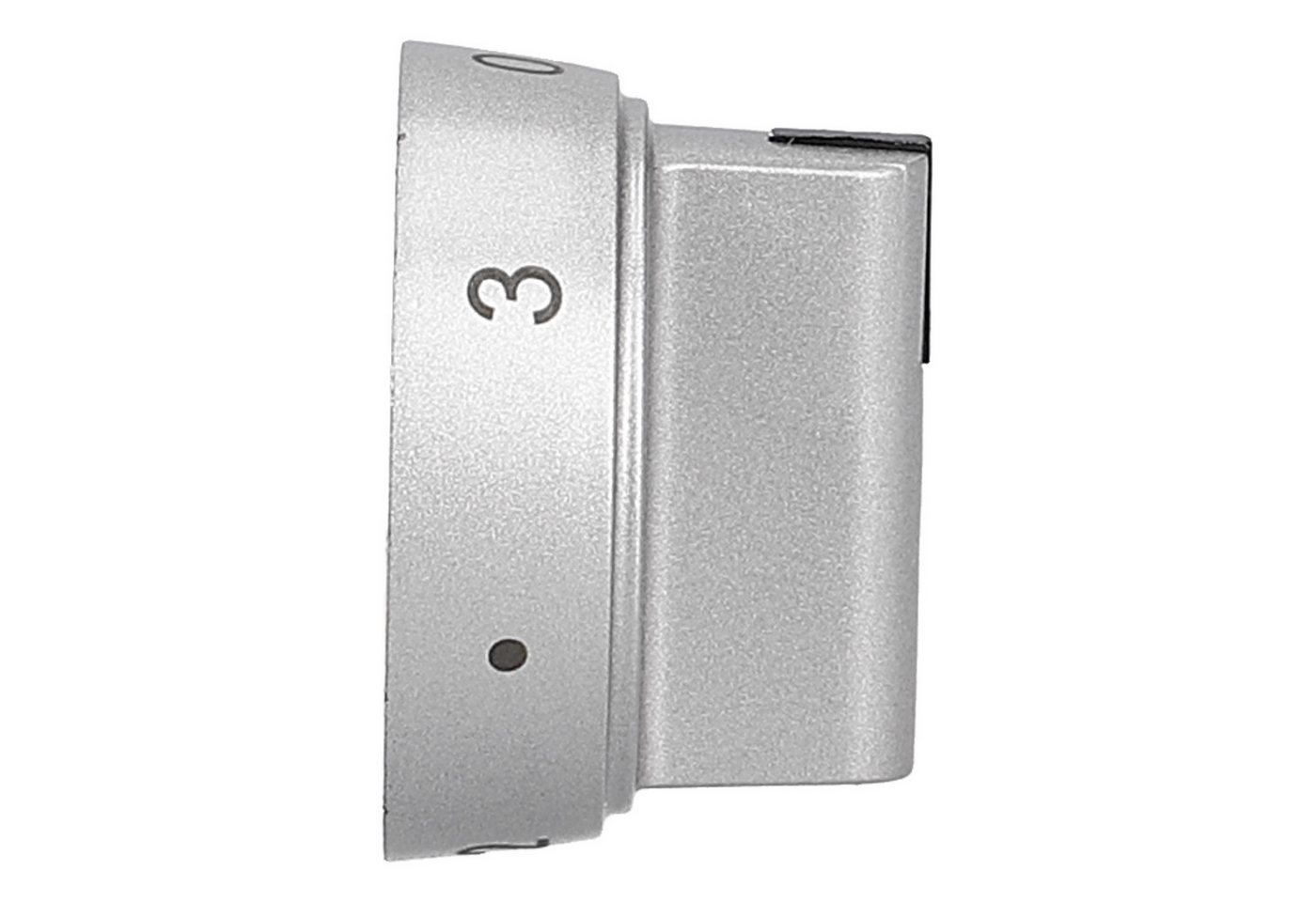 easyPART Griff wie Amica 9070453 Drehknopf silber Amica 9070453, Für Backofen / Herd