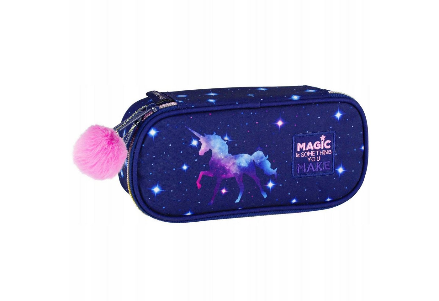 Starpak Federtasche Federmäppchen Einhorn Galaxy – robust, geräumig, leicht zu reinigen, (1-tlg) Bild 2
