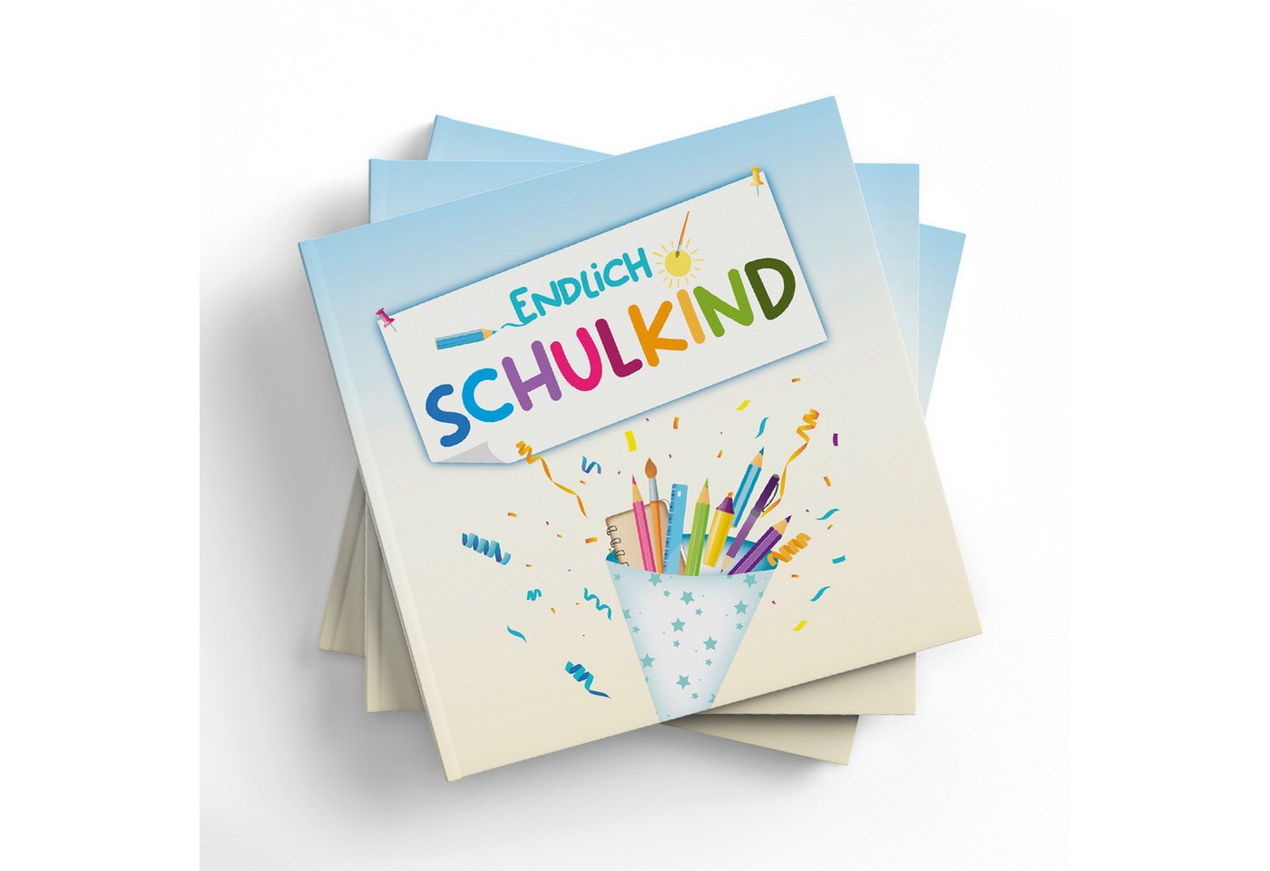 itenga Poesiealbum itenga Gästebuch Schulanfang Motiv Schultüte Endlich Schulkind 88 Seit Bild 4