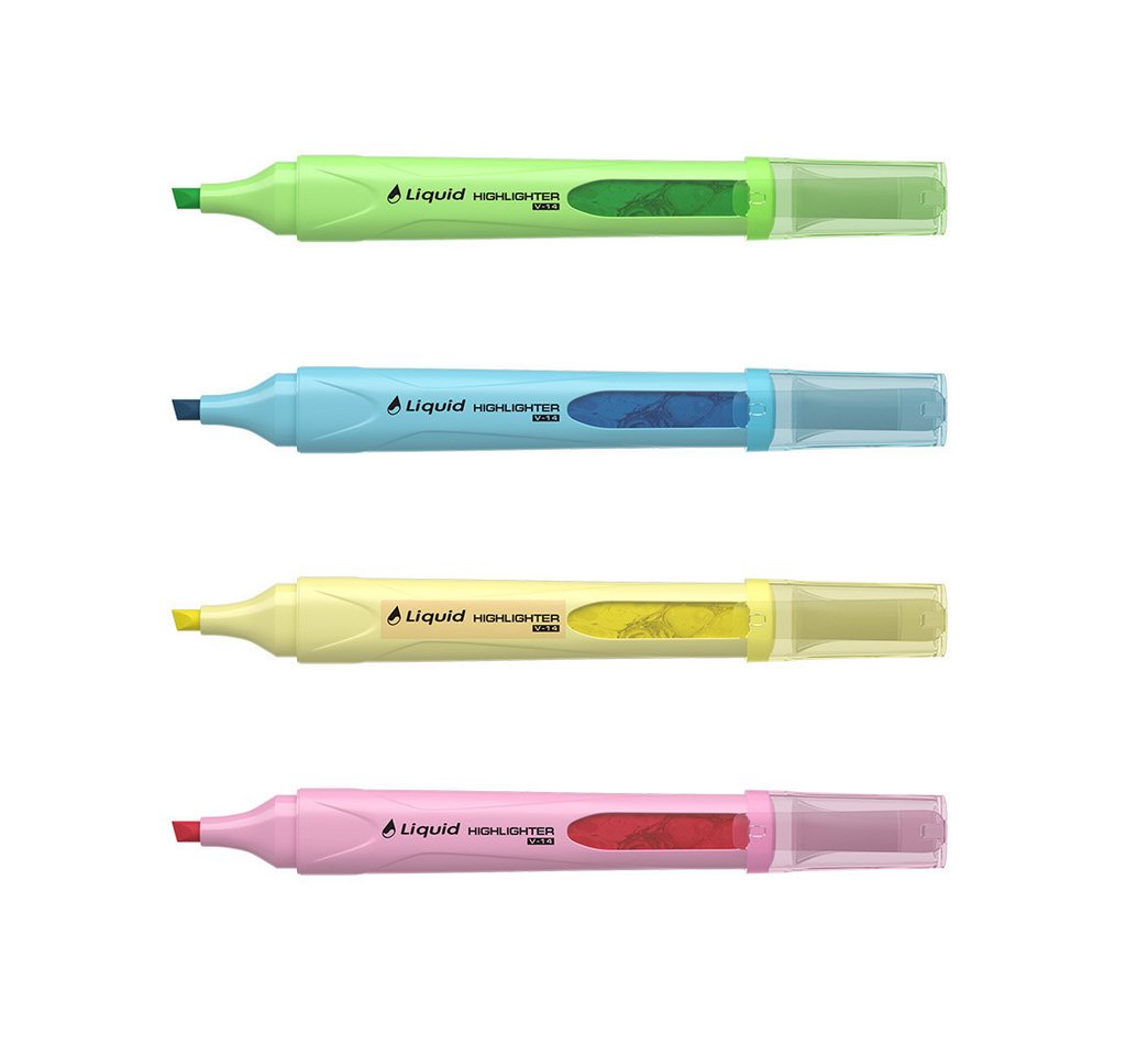 Erich Krause Marker, Textmarker V-14 Pastell 4er Set Bild 2