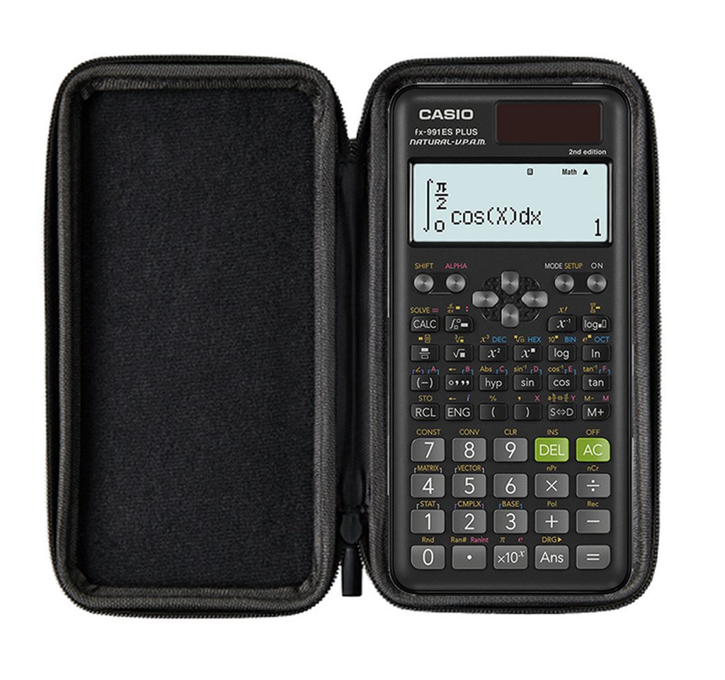 CASIO Taschenrechner fx-991ES Plus 2nd edition inkl. WYNGS Schutztasche Schwarz Bild 3