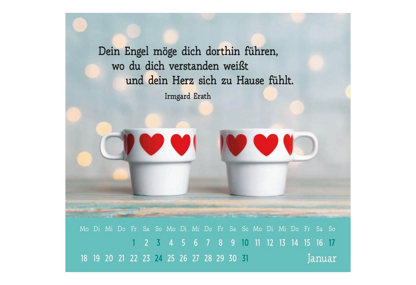 groh Verlag Monatskalender Mini-Kalender 2027: Der kleine Schutzengelkalender Bild 5