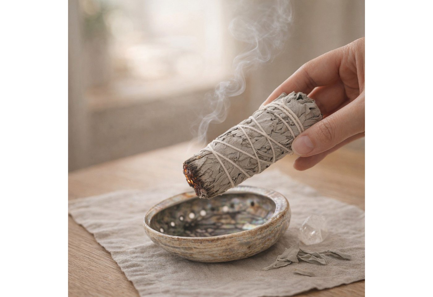 Lebensquelle Plus Aromabox Salbei Bündel, Räucherset