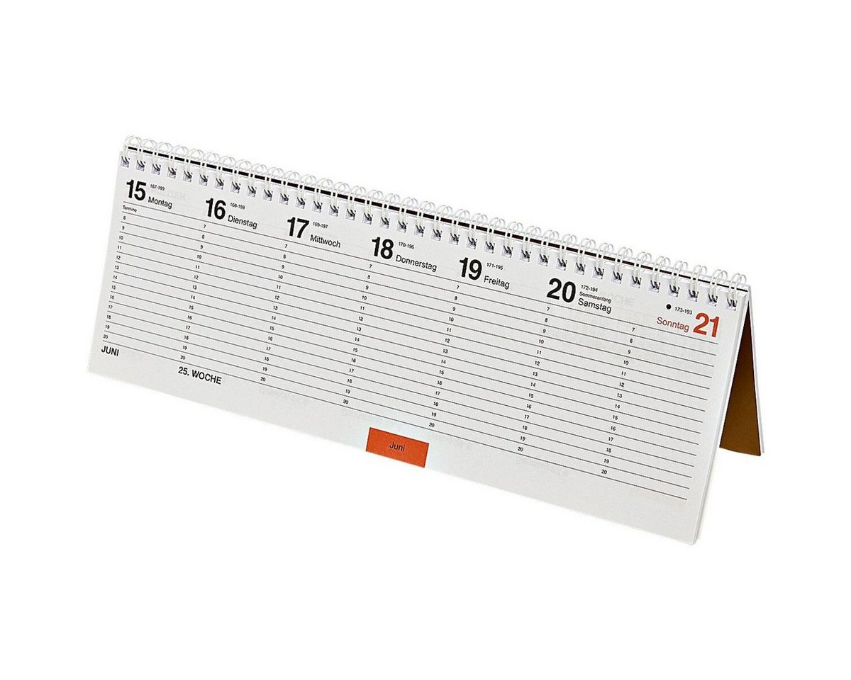 GLOCKEN Tischkalender septant 2027, 2 Seiten = 1 Woche Bild 2