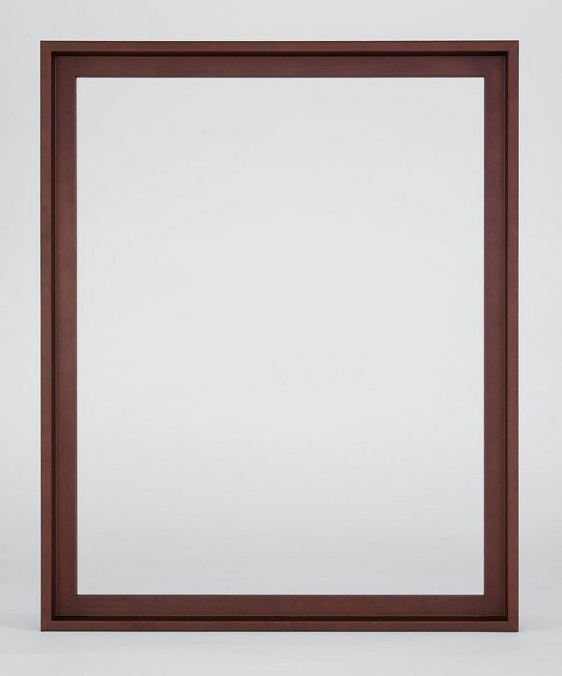 myposterframe Einzelrahmen Mira Schattenfugen Rahmen Leerrahmen für Leinwand, (1 Stück), 51x71 cm, Dunkelbraun, Echtholz Bild 2
