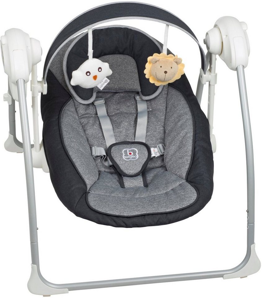 BabyGo Babywippe Dandly, anthracite, elektrisch, mit Sound Bild 2