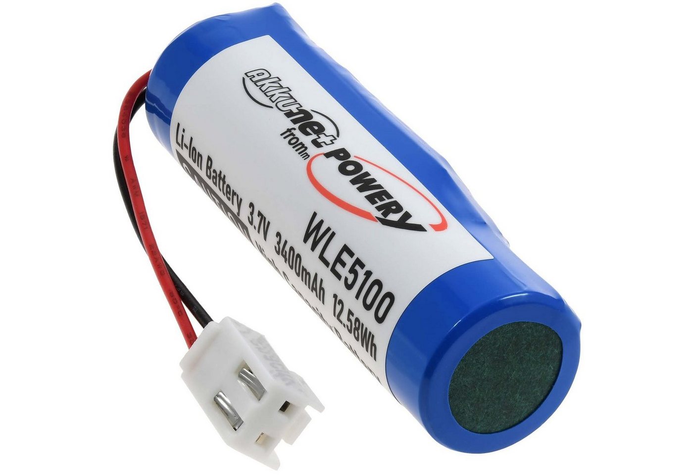 Powery Akku für Fenster-Reiniger,Fenstersauger Leifheit Typ BFN18650 1S1P Akku 3400 mAh (3.7 V)
