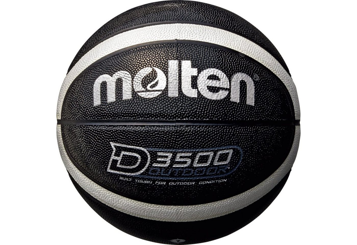 Molten Basketball B7D3500-KS Basketball / schwarz-Silber