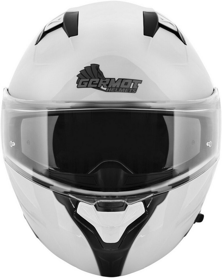Germot Motorradhelm GM 970 Klapphelm, Vorbereitet Für Kommunikationssystem,integriertes Sonnenvisier Bild 3