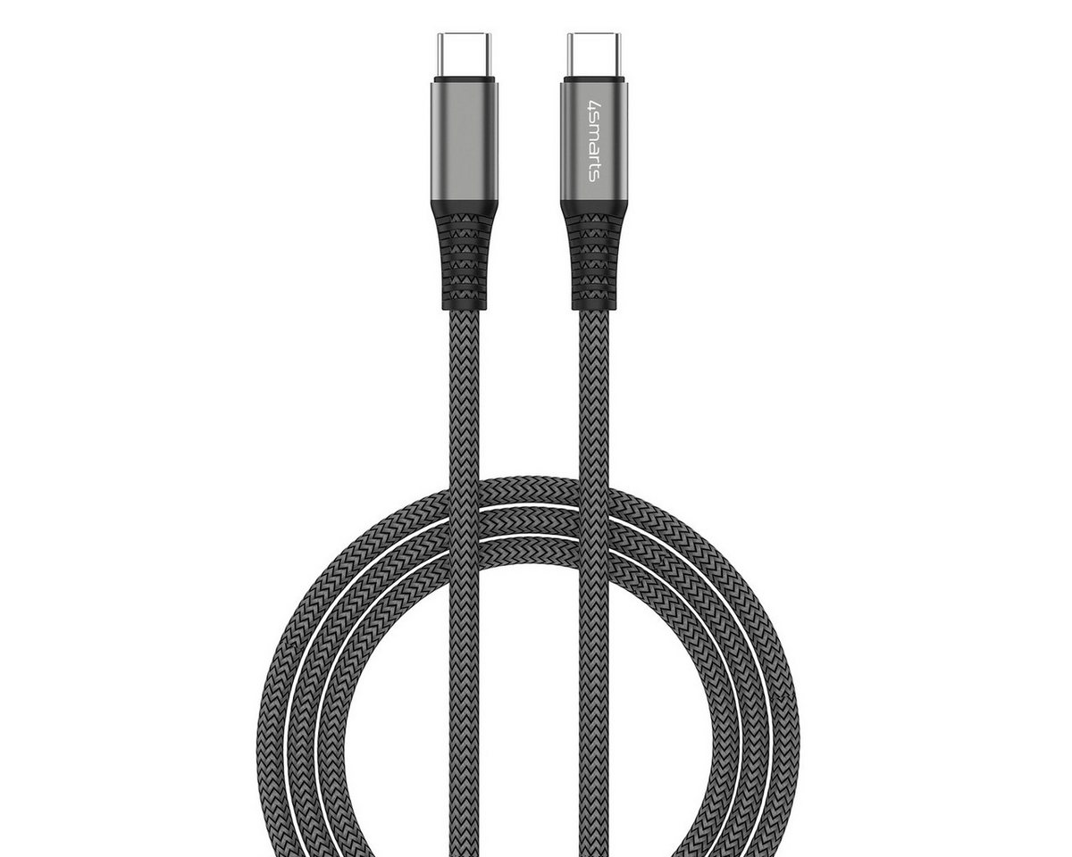 4smarts 4smarts USB-C auf USB-C Kabel PremiumCord 100W 3m, Induktions-Ladegerät
