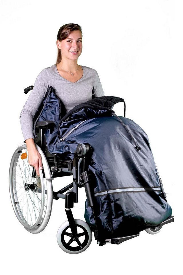 Rolko Fußsack Schlupfsack Rollstuhlfahrer Fußsack Fußwärmer Rolko-Thermo Größe XXL (1-tlg), wasserabweisend, rutschfeste Unterseite Bild 4