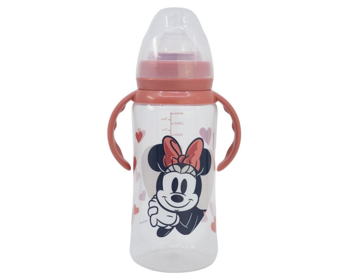 Disney Minnie Mouse Babyflasche 360 ml Silikon-Sauger mit 3 Positionen & Anti-Kolik-System