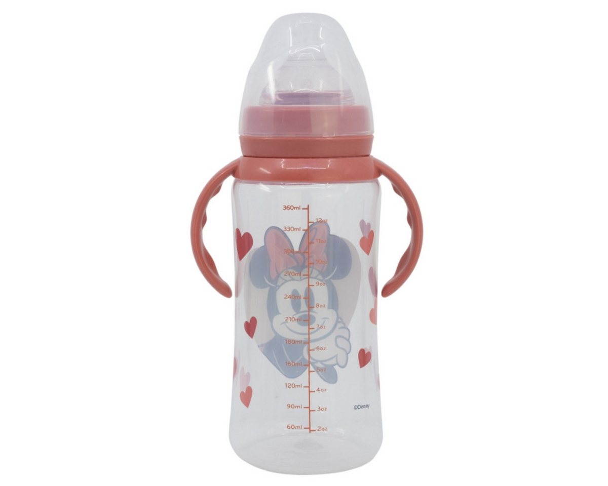 Disney Minnie Mouse Babyflasche 360 ml Silikon-Sauger mit 3 Positionen & Anti-Kolik-System Bild 3