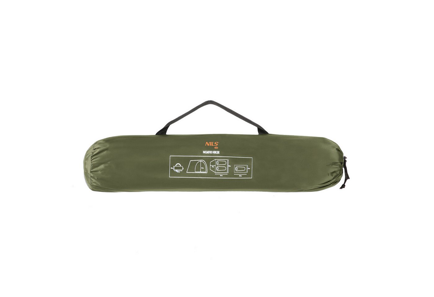 NILS CAMP Igluzelt Campingzelt Zelt "Hiker" Trekkingzelt Outdoorzelt Khaki, Personen: 2, Gute Belüftung durch Moskitonetz im Schlafraum Bild 5