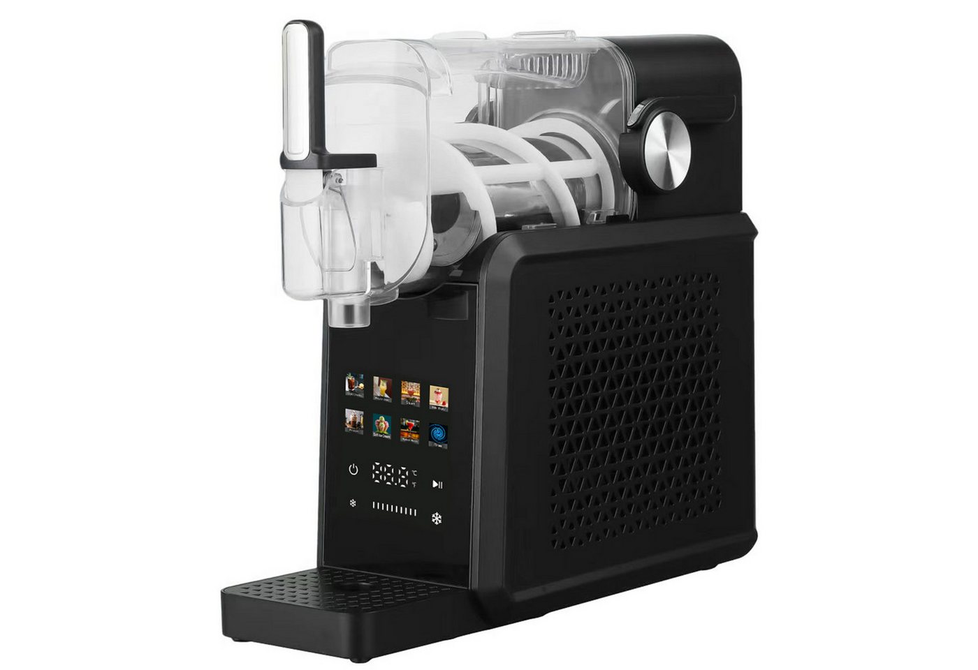 Sinaopus Slush-Eismaschine 8-in-1, ohne Eiswürfel, Selbstreinigung, 10 Konsistenzstufen, 1,8 l, 200 W, Slush Maker, 10 Konsistenzstufen, Eismaschine für Zuhause Bild 2