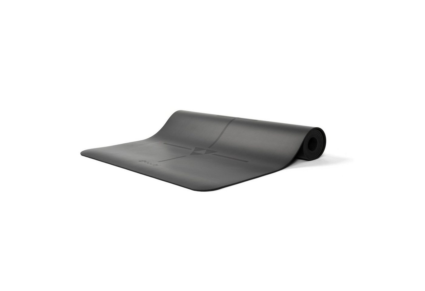 bodhi Yogamatte Design Yogamatte PHOENIX Mat, schwarz mit Alignment-Yantra Bild 2