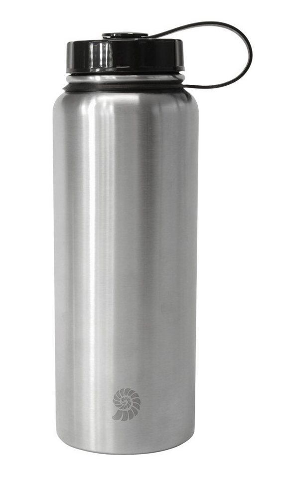 Origin Outdoors Trinkflasche Origin Outdoors Trinkflasche Edelstahl 1L matt auslaufsicher, Origin Outdoors Trinkflasche 'WH-Edelstahl' - 1 L matt