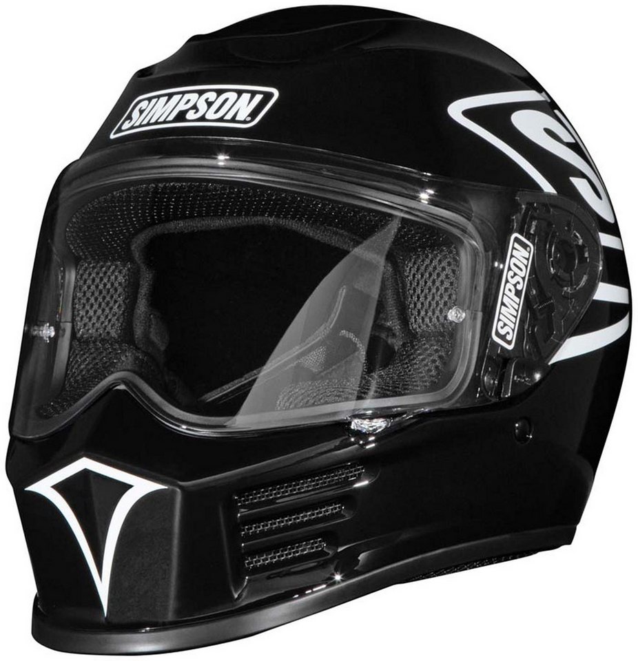Simpson Motorradhelm Speed O´Clock Motorrad Helm, Vorbereitet Für Kommunikationssystem,vorbereitet Pinlockscheibe