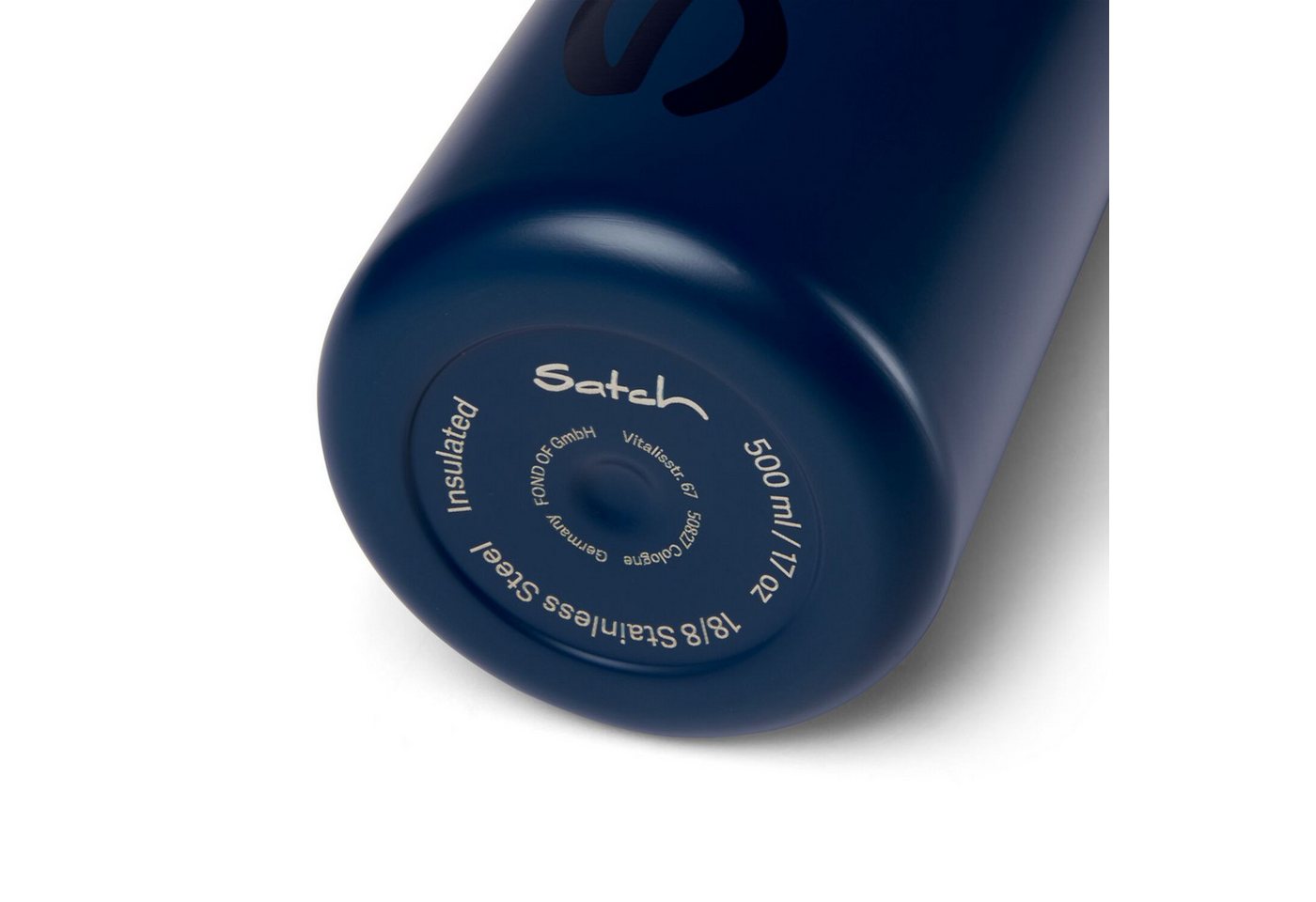 Satch Trinkflasche Edelstahl Trinkflasche 0,5 l Blau, Sportflasche, Freizeitflasche Bild 5