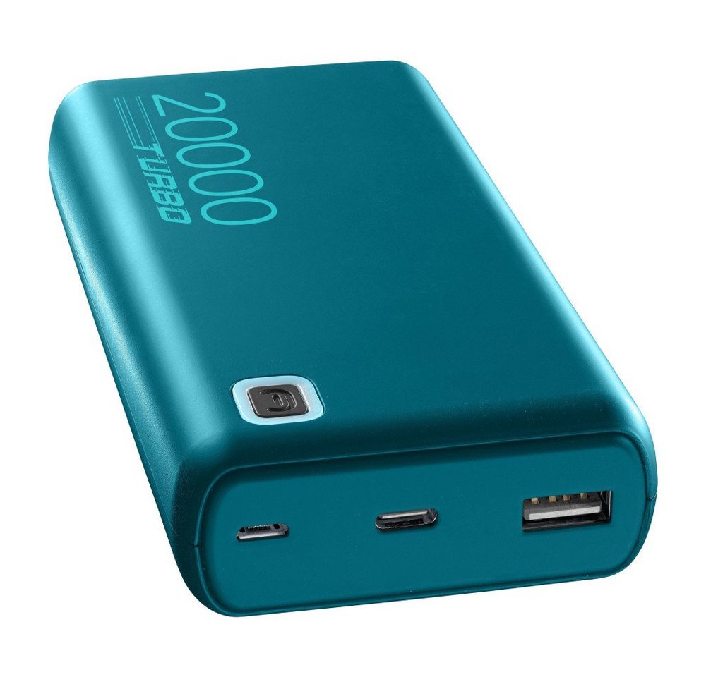 Cellularline Power Bank ESSENCE Turbo 20000 Green (60471) Solar Powerbank