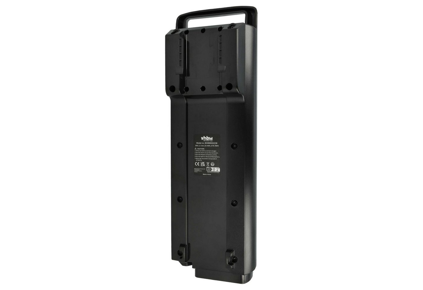 vhbw Akku passend für Pegasus Solero E9 Performance, E7, E8 E-Bike (10,4 E-Bike Akku Akku Li-Ion 10400 mAh (36 V, 1 St), Leistungsfähiger Austausch-Akku für Pedelec, Elektrofahrrad, E-Bike Bild 4