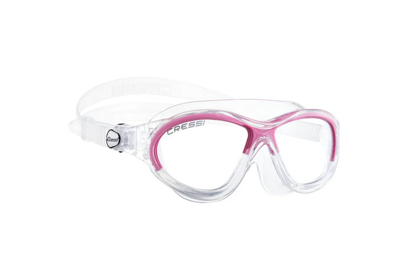 Cressi Schwimmbrille Mini Cobra Swim Goggles - Clear/Pink