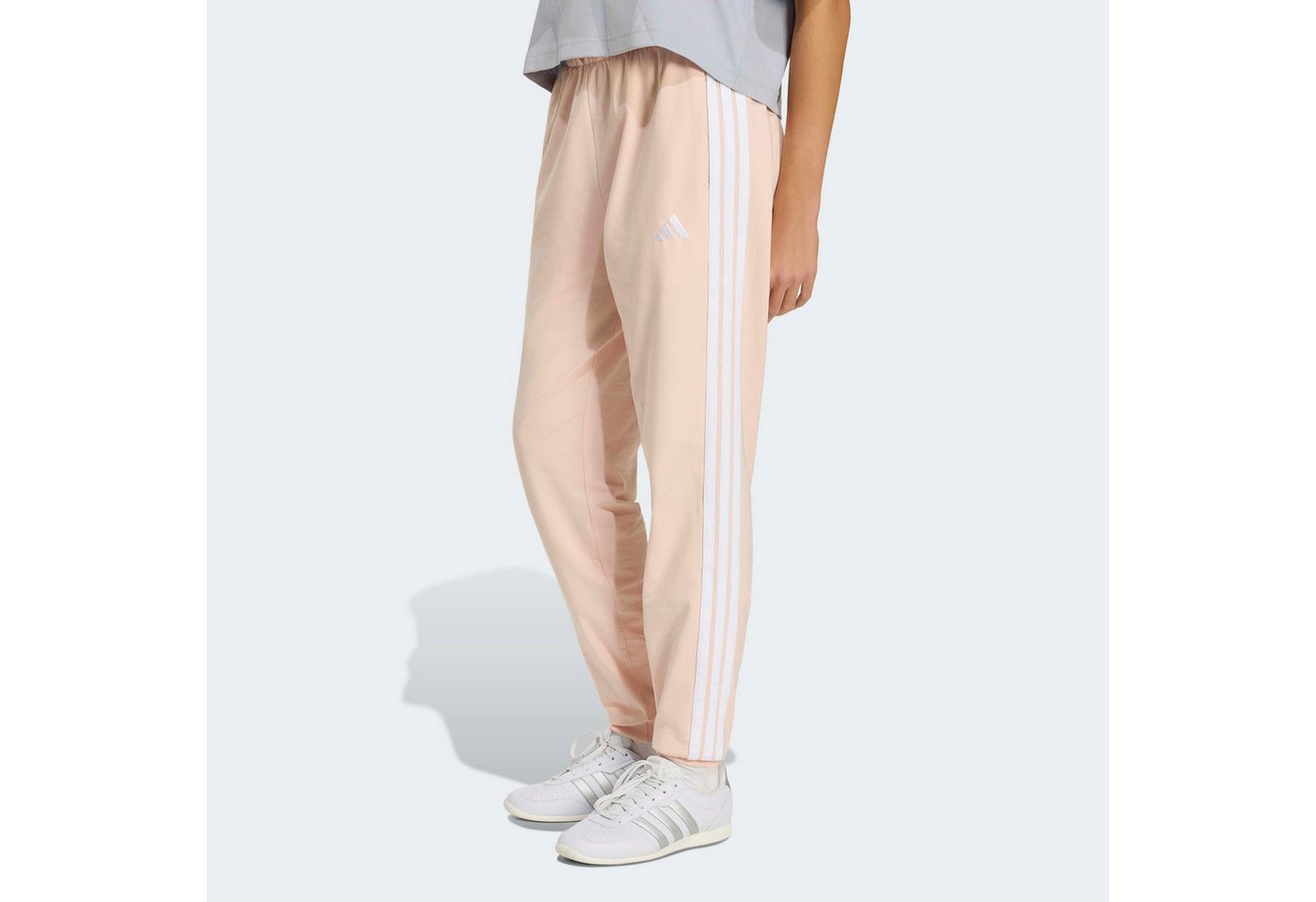 adidas Sportswear Sporthose W 3S SJ JOGGER für Erwachsene, aus Baumwolle und Elasthan, mit Kordelverschluss Bild 4