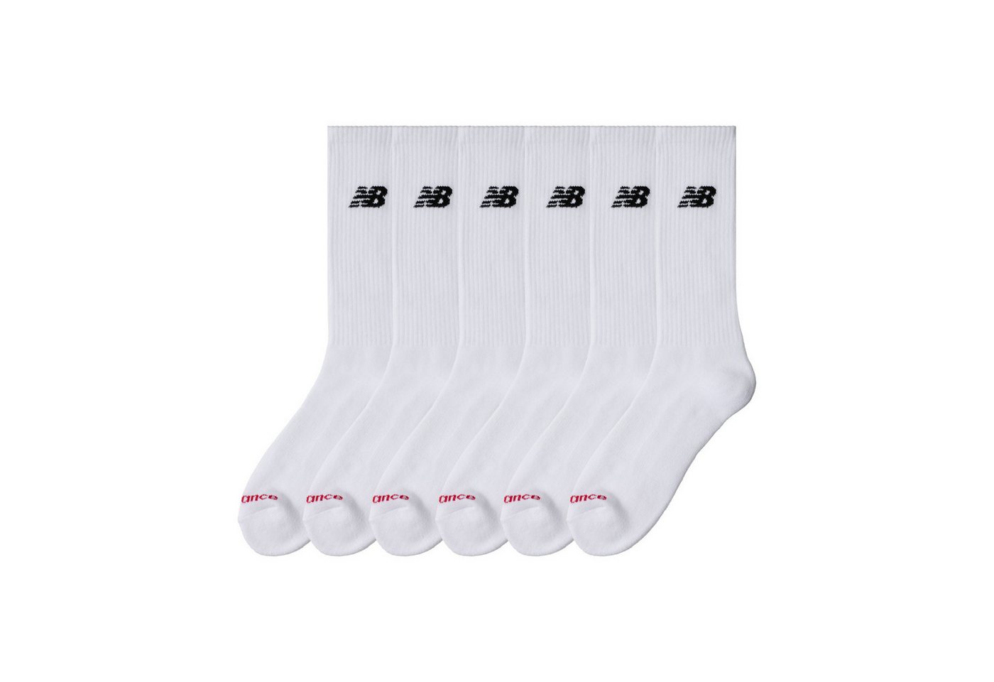 New Balance Sportsocken EVERYDAY CREW 6 PAIRS (6-Paar) mit 6 Teilen, für sportive Aktivitäten geeignet, aus Baumwolle Bild 4