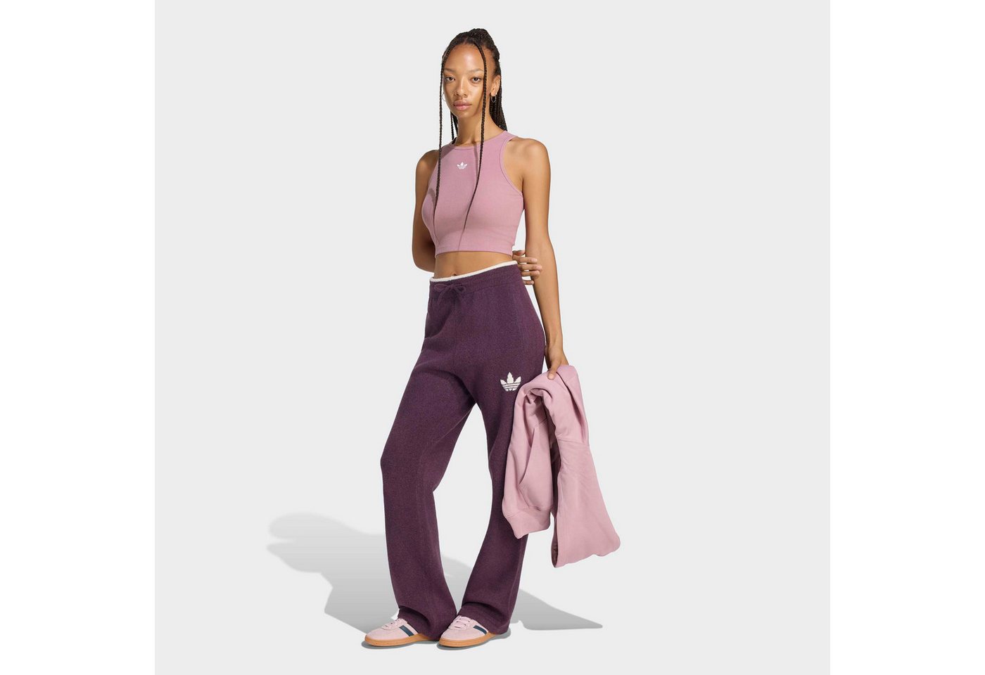 adidas Originals Sporthose KNIT TIPPING JOGGERS für Erwachsene, sportlicher Stil Bild 3