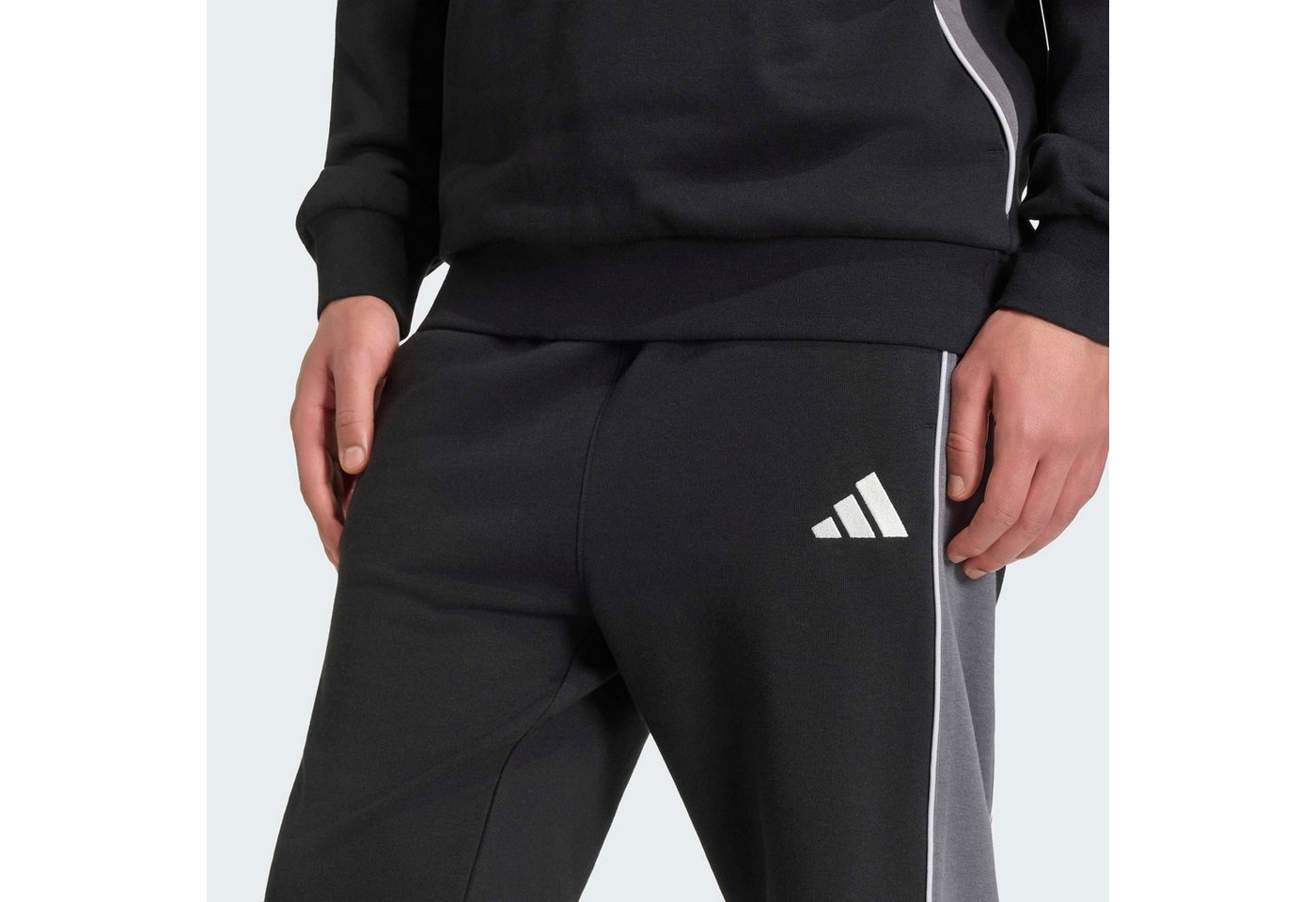 adidas Sportswear Sporthose SEASONAL ESSENTIALS COLOUR BLOCK, FRENCH TERRY, BÜNDCHEN Bild 5