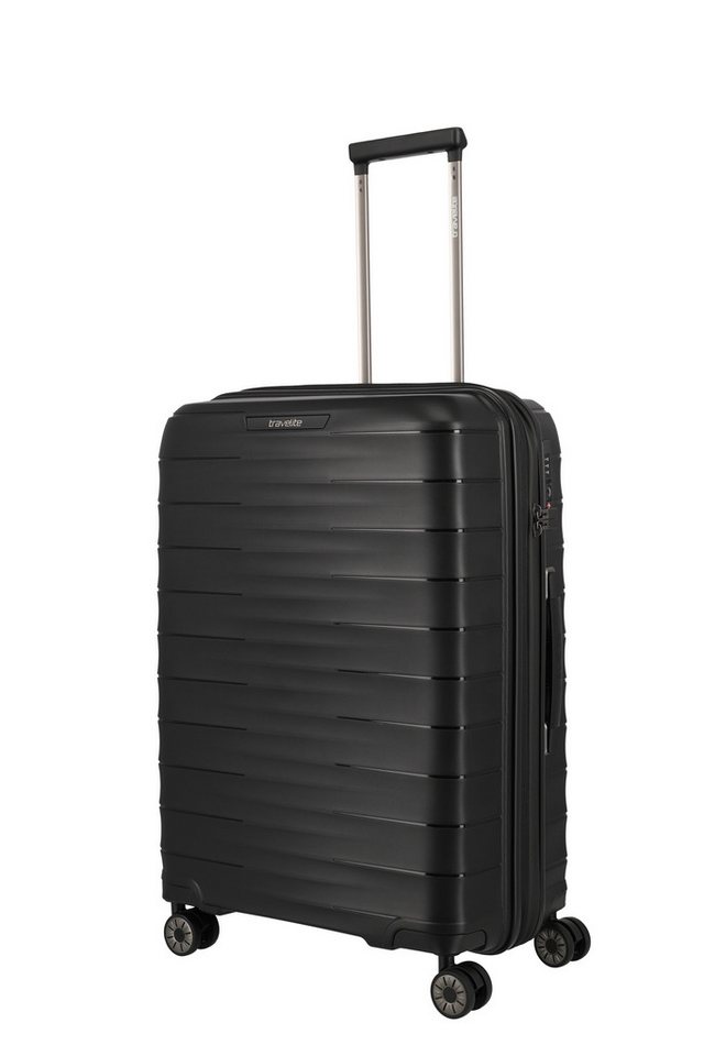 travelite Trolleyset MOOBY 3-teilig Reisekoffer Hartschale, 4 Rollen, (Set), mit TSA-Schloss und recyceltem Polypropylen