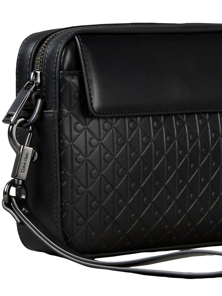 Calvin Klein Kulturbeutel REFINED EMBLEM MIX POUCH W/ HAND, Unisex MiniBag, Hygienebeutel mit stylischer CK-Logoprägung Bild 3