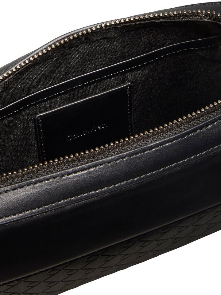 Calvin Klein Kulturbeutel REFINED EMBLEM MIX POUCH W/ HAND, Unisex MiniBag, Hygienebeutel mit stylischer CK-Logoprägung Bild 4
