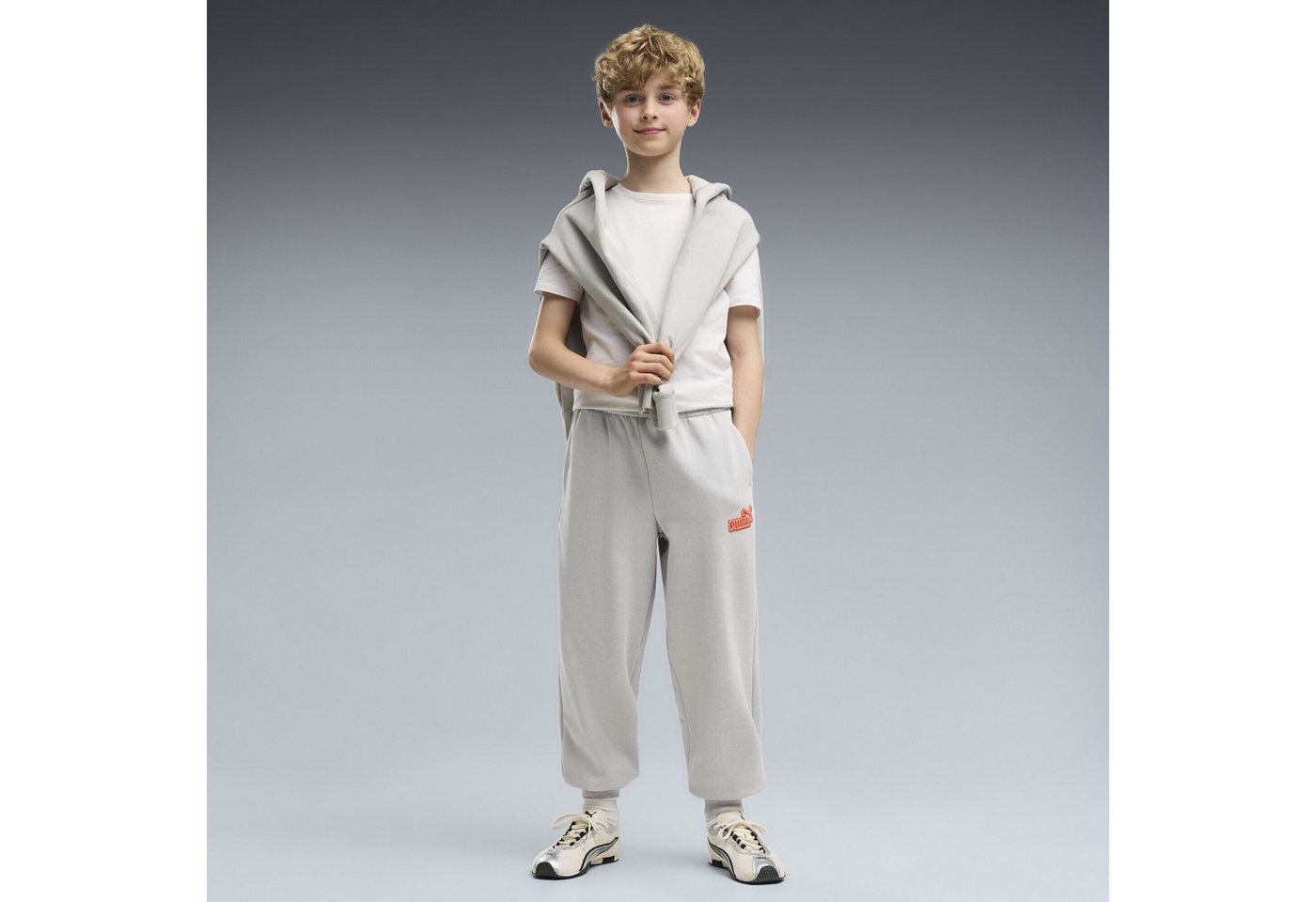 PUMA Sporthose Essentials Logo Lab Relaxed Jogginghose Jungen