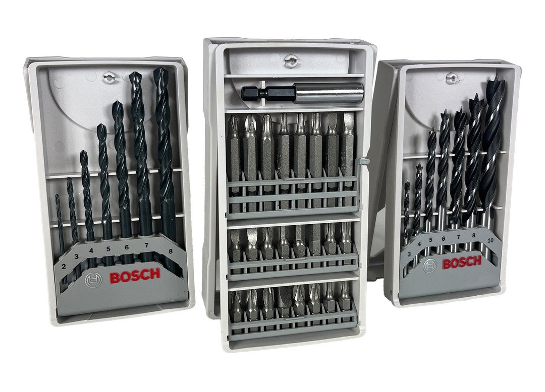 BOSCH Werkzeugtasche Softbag inkl. Bit- und Bohrer-Set, X-ProLine für Metall / Holz Bild 2