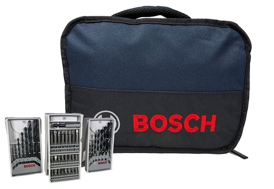 BOSCH Werkzeugtasche Softbag inkl. Bit- und Bohrer-Set, X-ProLine für Metall / Holz Bild 3