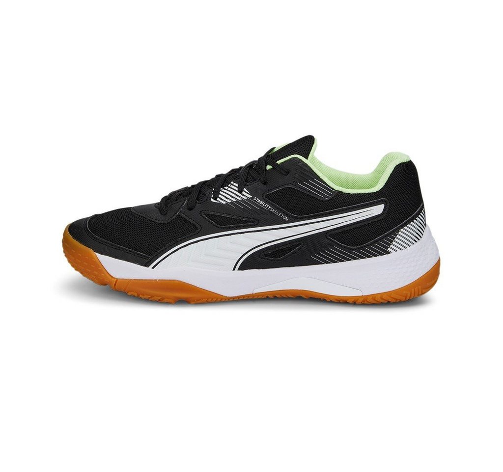 PUMA Hallen-Indoorschuhe Solarflash II schwarz Herren Badmintonschuh Bild 4