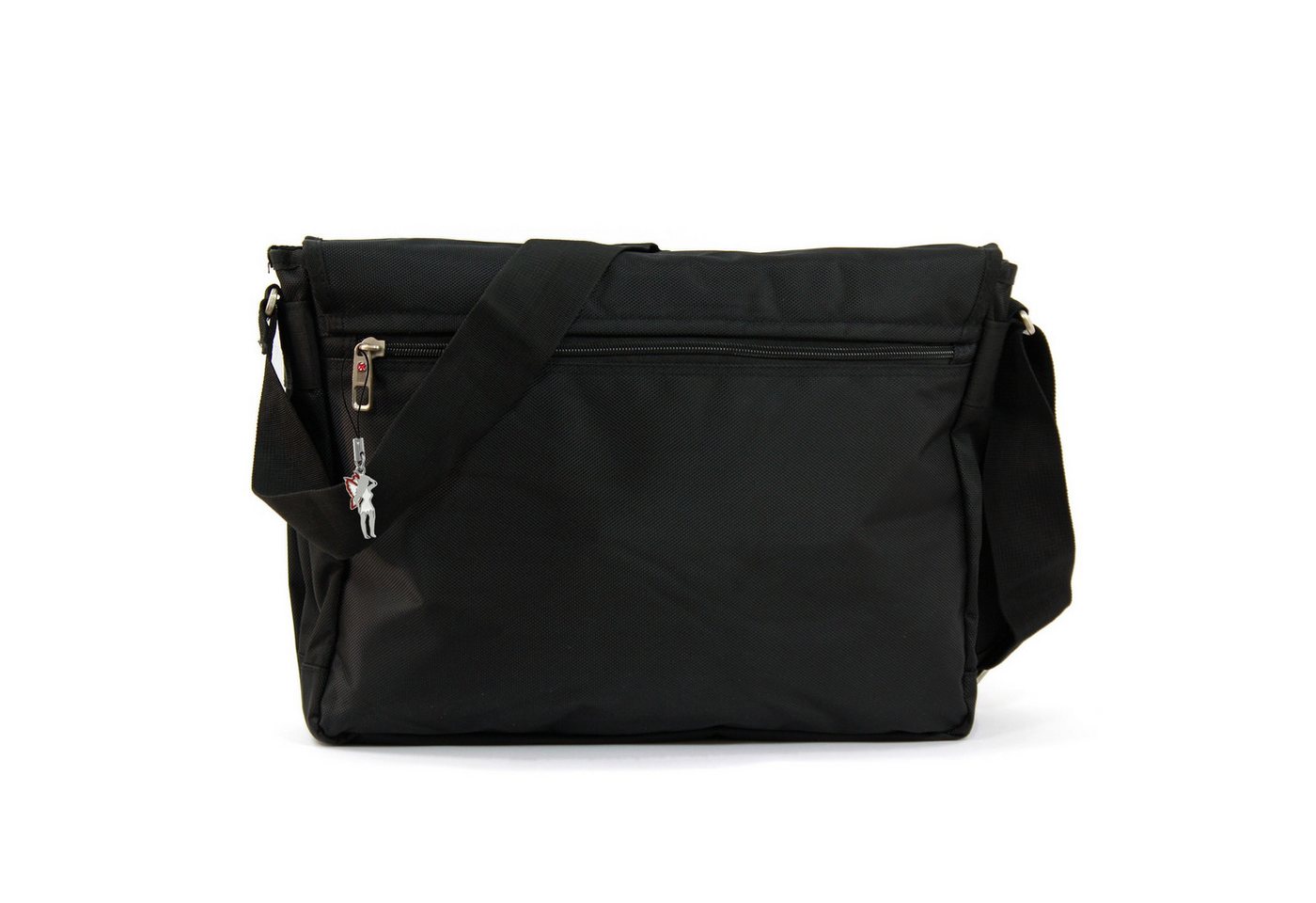 Travel N Meet Messenger Bag Travel N Meet Umhängetasche schwarz (Messenger Bag), Herren Messenger Bag, Notebooktasche Polyester, schwarz ca. 41cm Bild 3