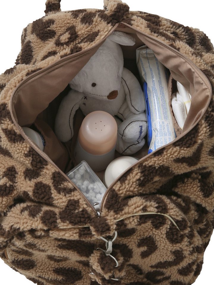 vertbaudet Wickeltasche Wickeltasche BABY ROLL, Fell-Imitat Bild 3
