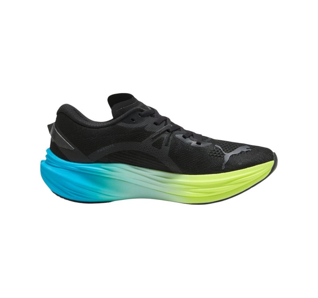 PUMA Deviate Nitro 3 (Dämpfung) schwarz/blau Herren Laufschuh