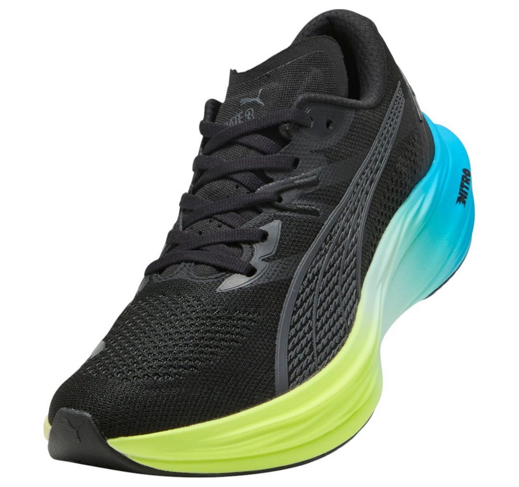 PUMA Deviate Nitro 3 (Dämpfung) schwarz/blau Herren Laufschuh Bild 2