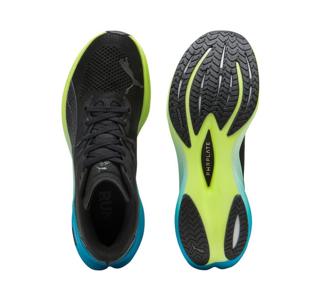 PUMA Deviate Nitro 3 (Dämpfung) schwarz/blau Herren Laufschuh Bild 4
