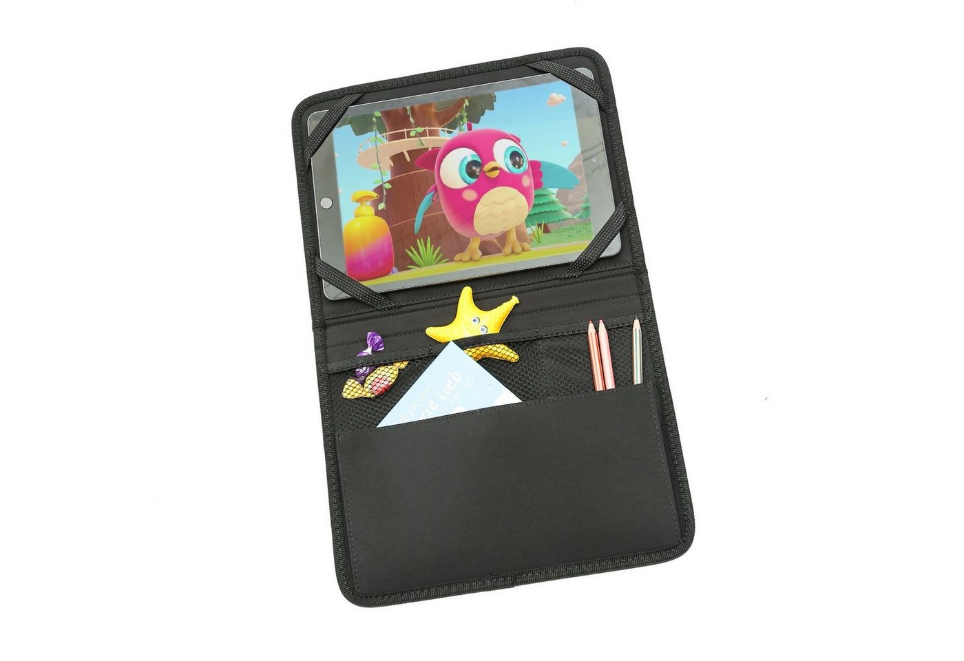 GORANDO Rücksitzorganizer Auto-Rückenlehnentasche Tablet Organizer für Auto Rücksitz 2 Stück (2-tlg) Bild 3