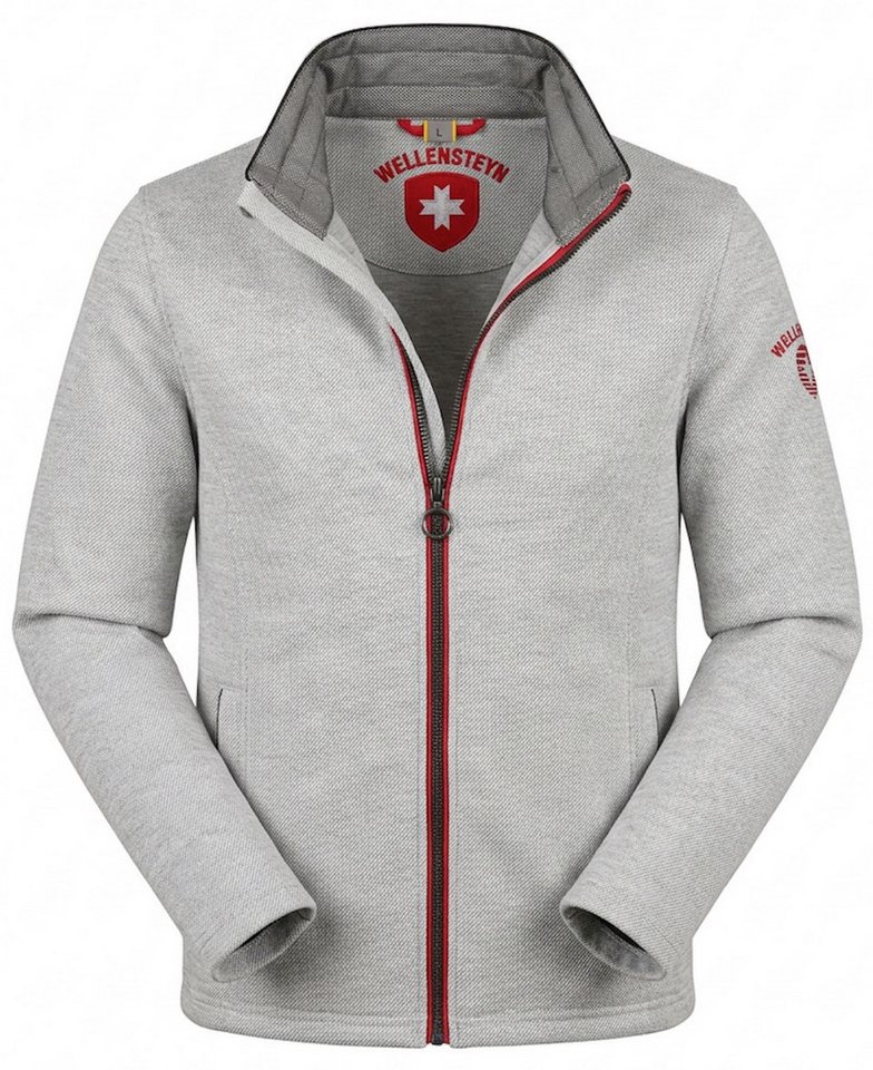 Wellensteyn Outdoorjacke WELLENSTEYN Tampa Men Lightgreymelange Red Bild 2