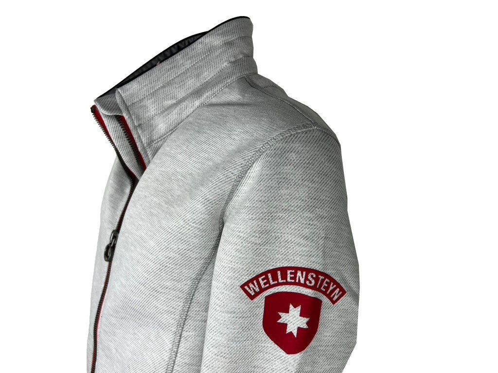Wellensteyn Outdoorjacke WELLENSTEYN Tampa Men Lightgreymelange Red Bild 3